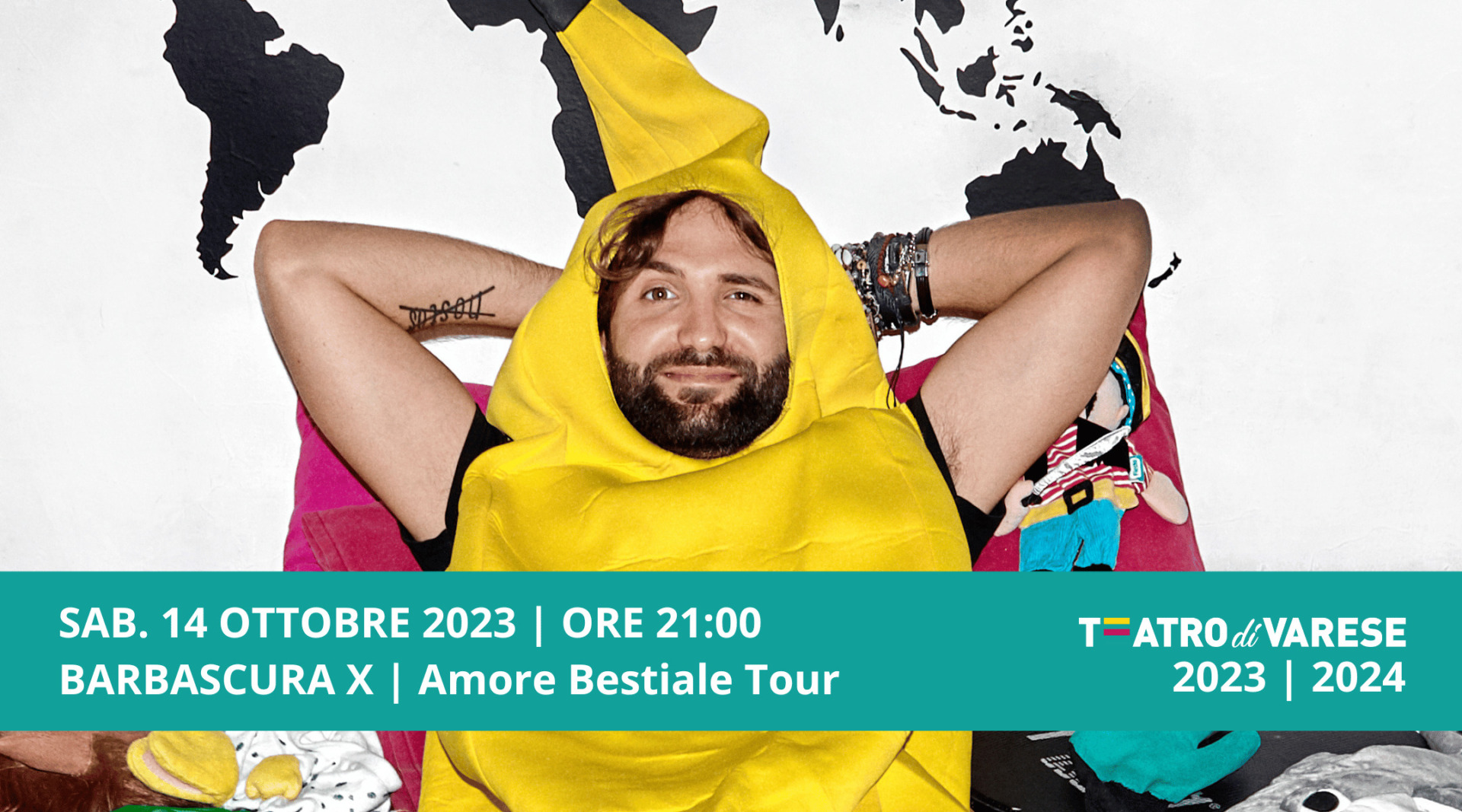 Barbascura X  Amore Bestiale Tour – Teatro di Varese